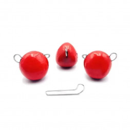 Груз UF Studio Капля- эксцентрик – 20 гр 10 шт КРАСНЫЙ UV