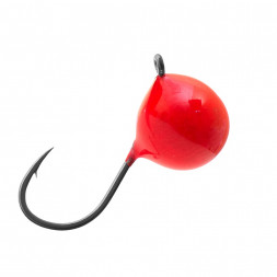 Мормышка вольфрамовая Lumicom Дробинка с ушком Ф4.5 обмазка красн. R, цена за 1 шт.