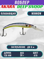 Воблер Akara Deep Snoop 120F 20г ADS120F-A79
