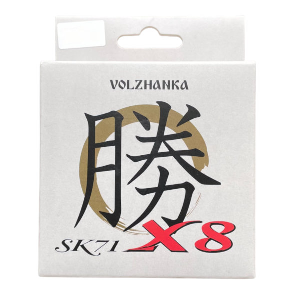 Леска плетеная Волжанка SK-71 X8 150м/0.16мм 10.00кг #1.0-22Lb цв. зеленый
