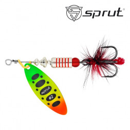 Блесна Sprut Atra Spinner №2 7.5г/FTL